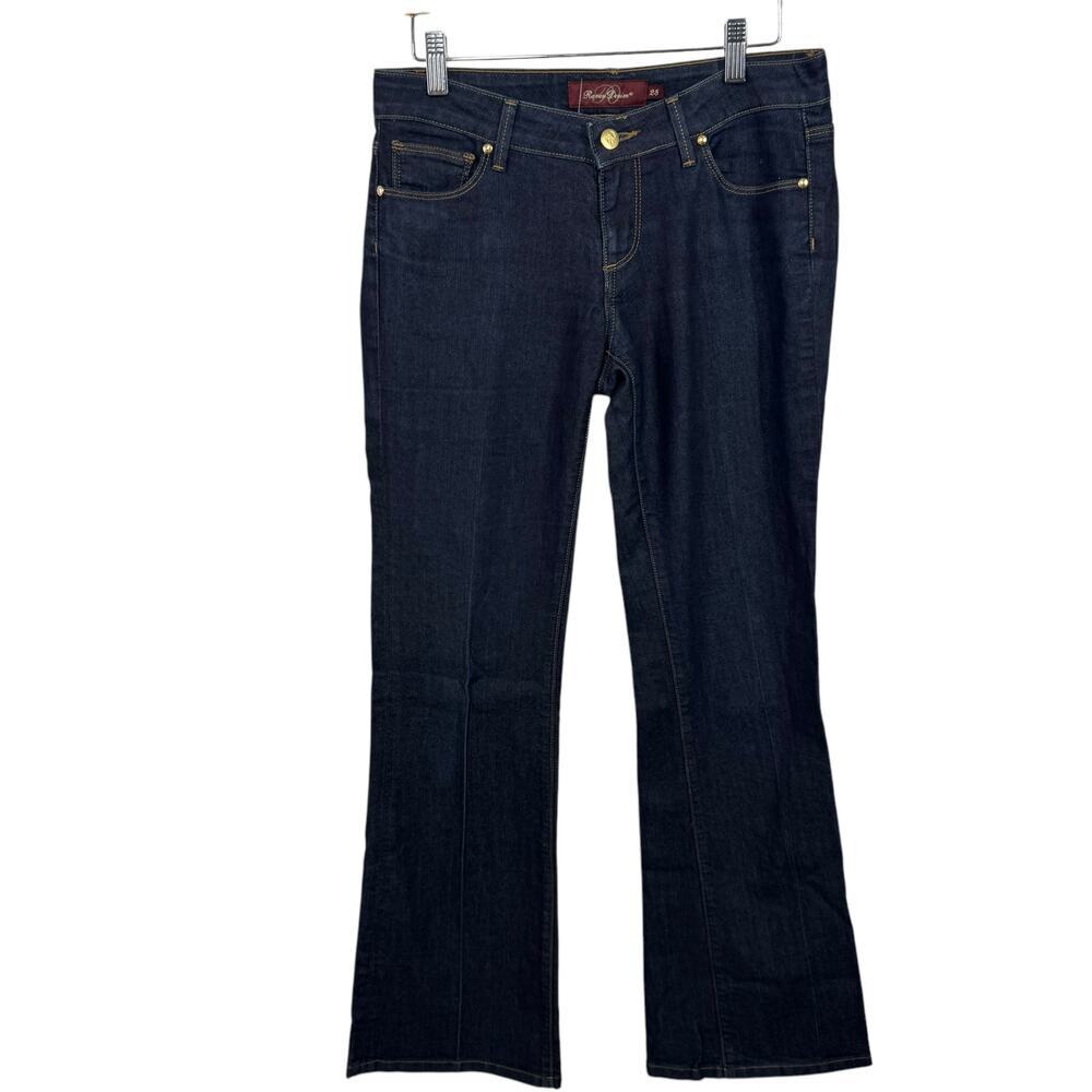 Raven Denim Jean Women 28 Sadie Madison Wash Boot Cut Stretch Low Rise Y2K 6000L